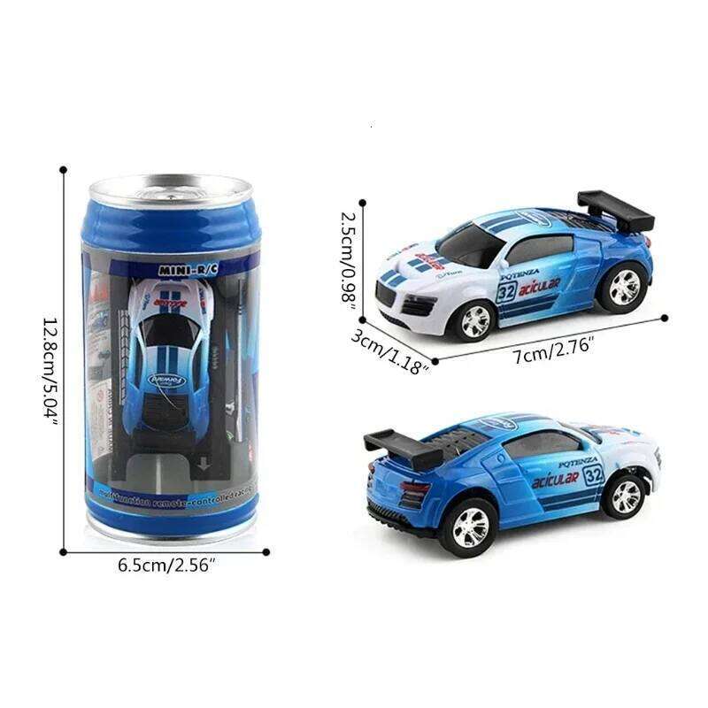 Epic Mini RC Racer! Coke Can Sized 4WD Vehicle High-Speed Adventure, The Ultimate Fun Gift for Boys C260305