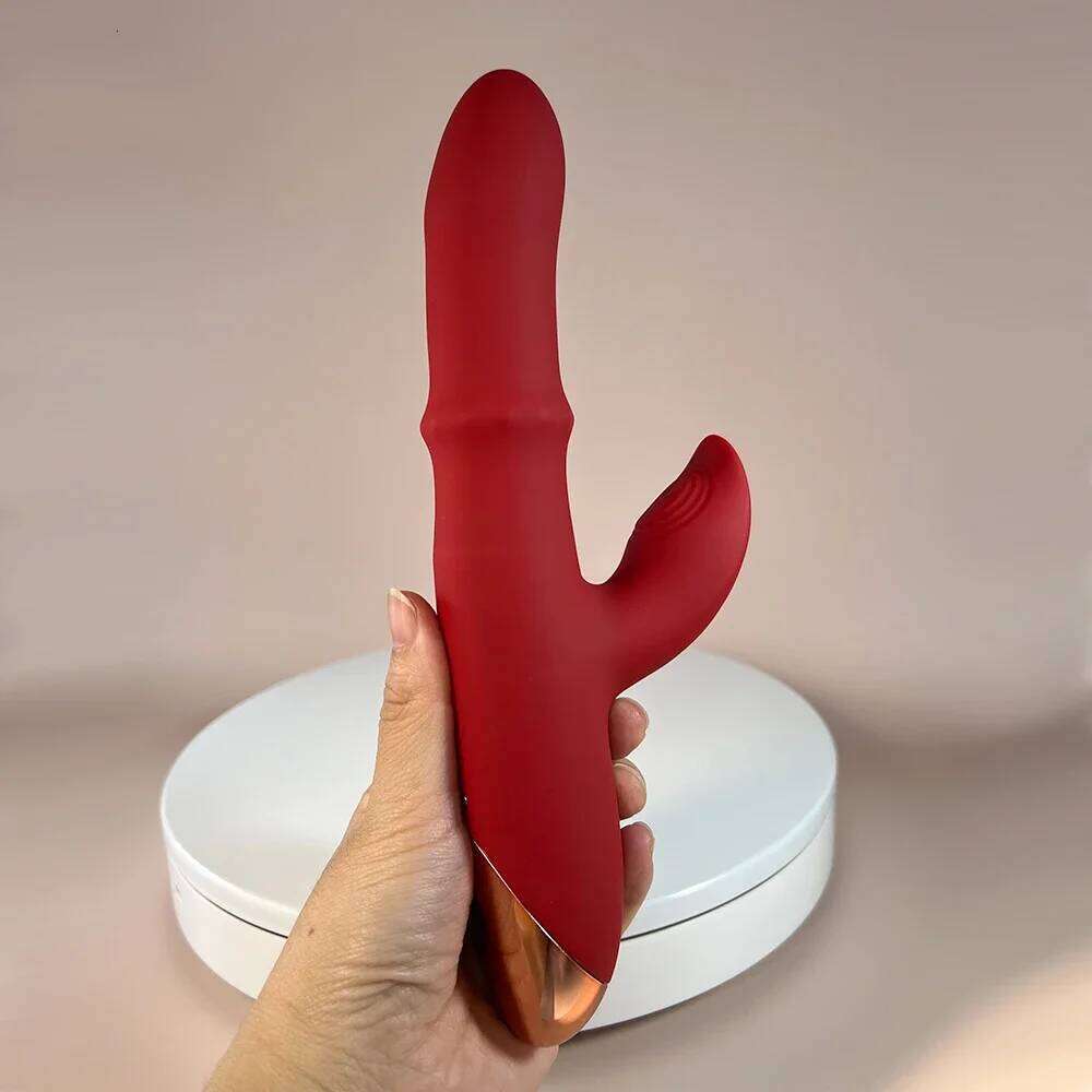 Flamingo Rabbit Vibrator from Dream Vibe Powerful Tapping Vibrating Beads Thrusting Adult Pleassure Sex Toys for Woman Love Gift W260305