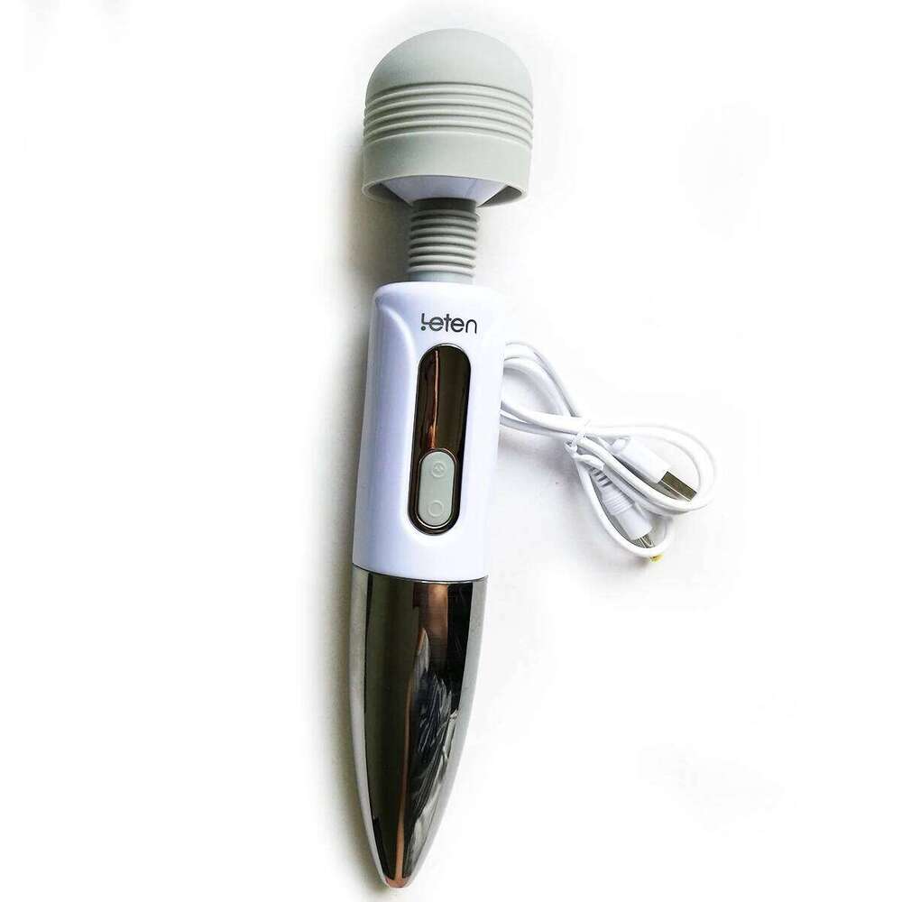 Leten Clitoral Vibrator Female Masturbation Orgasm AV Stick Magic Wand Massager Stimulate Nipple Clitoris Sex Toys for Woman W260305