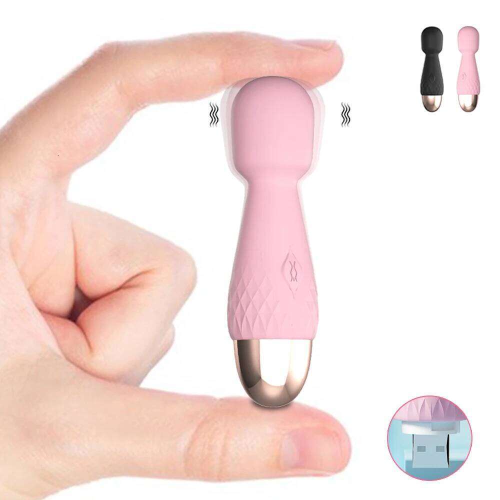 10 Speed Mini Clitoris Vibrators USB Recharge AV Massager Sexual Wellness Erotic Sex Toys for Women G Spot Vibrator W260305