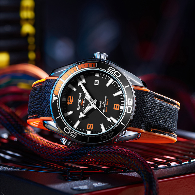 Luxury Designer Men Mechanical Wristwatch Luxury Casual Style Waterproof Luminous Date Leather Band Watch for Male Daily Use