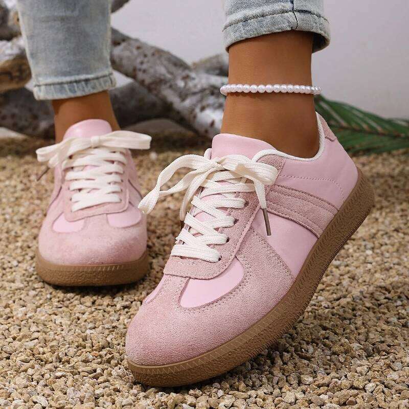 2025 Spring Autumn New Lace Comfortable Sports and Leisure Fashion Women's Vulcanized Shoes