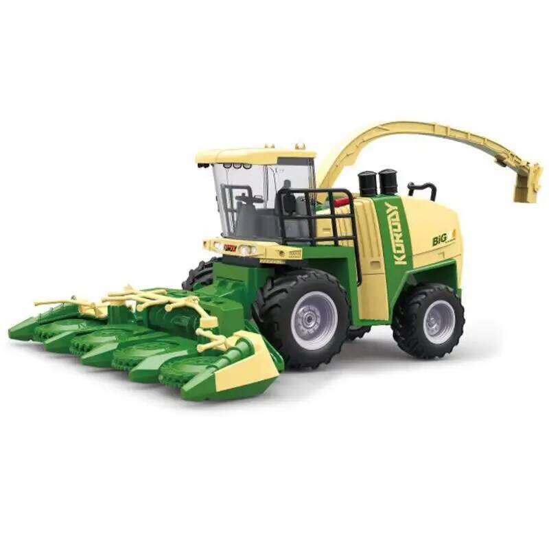 New In Stock Electric Remote Control Harvester Agricultural Spray Tractor Engineering Vehicle Toy Simulation Agricultura C260305
