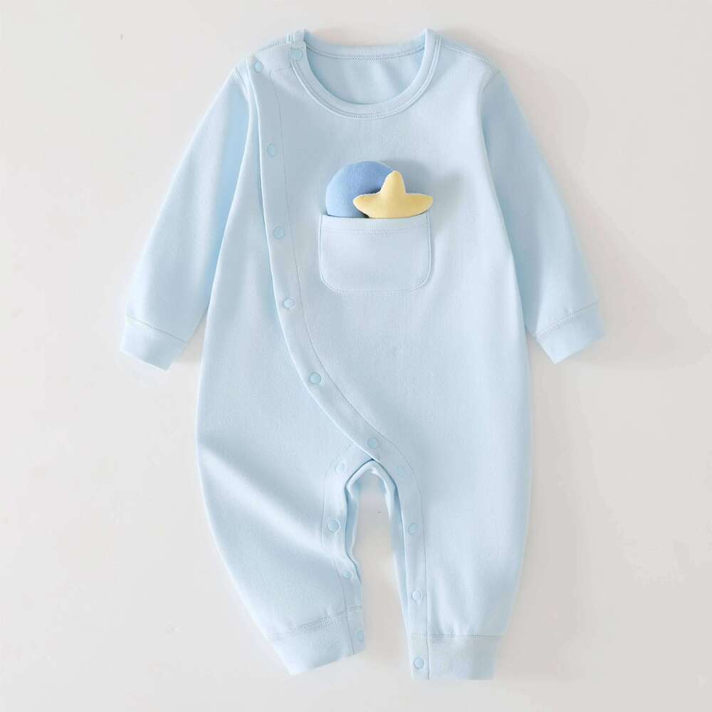 Newborn All-in-One Baby Outfit Crawling Suit Sleepwear Soft Comfortable Clothes for Infants Z260306