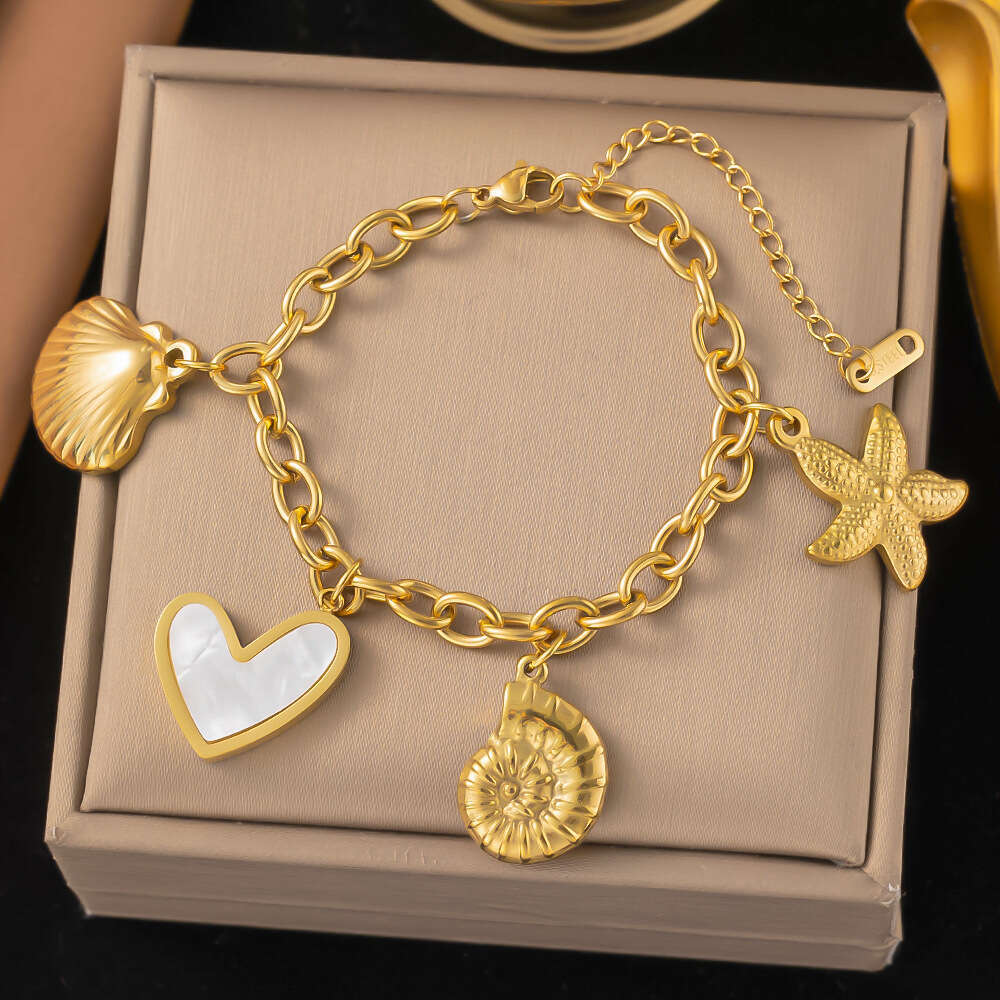 Premium Bracelet 2-piece Jewelry Set, Cross-border Stainless Steel Bracelet, Fashionable, Exaggerated, Unique, Trendy, Light Luxury Hand Accessory