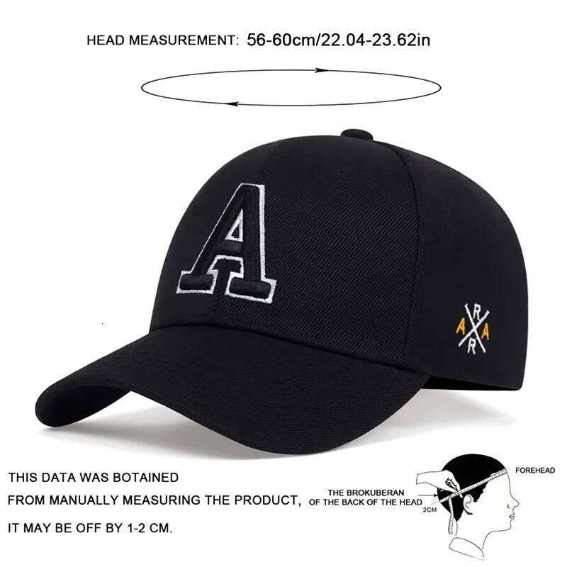 Unisex Letter Embroidery Baseball Spring and Autumn Snapback Adjustable Casual Cap Sunscreen Hat Y260304