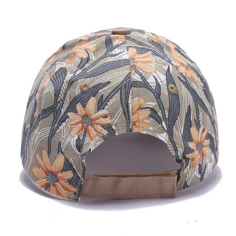 Womens Spring Summer Baseball Caps Leaf Print Sun Protection Visor Hats Boho Style Velcro Adjustable Tennis Hat S260306