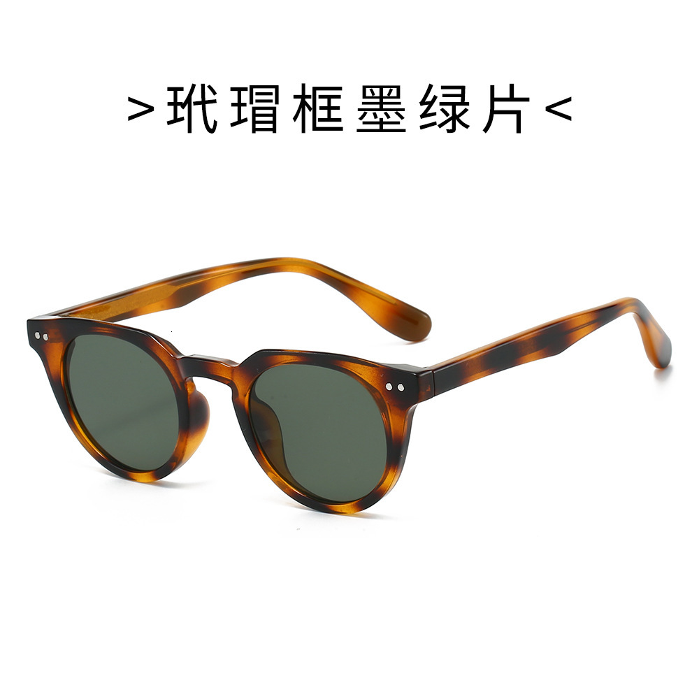 25 new model TR90 sunglasses, fashionable and trendy, personalized UV protection for street photography, unisex outdoor sunglasses