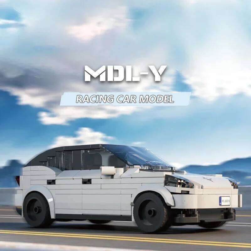 329PCS SUV Vehicle Building Blocks Classic City Electric Car Model Bricks Children's Educational Assembly Toys Holiday Gifts Z260305