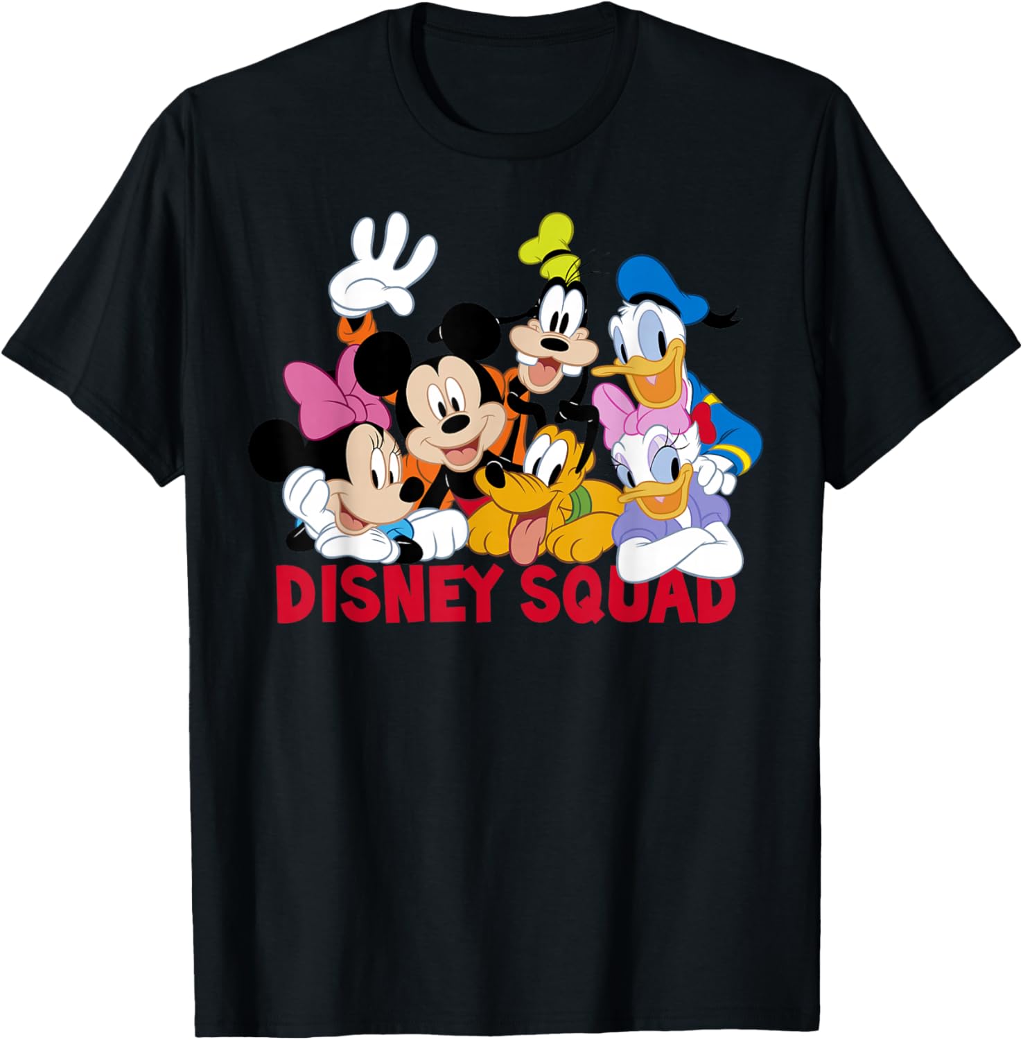 Disney T-Shirt Mickey and Friends Pluto Retro Line T Shirt Man Woman Boy Girl Cartoon Movie Short Sleeves Shirts Cotton Soft Tshirt Fashion Top for Ch