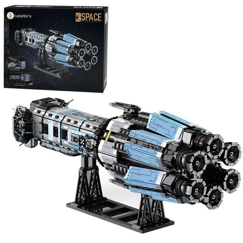 6778PCS Agatha King Battleship Building Blocks Creative Space Shuttle Model Bricks Desktop Decoration Toy For Kids Holiday Gifts Z260305