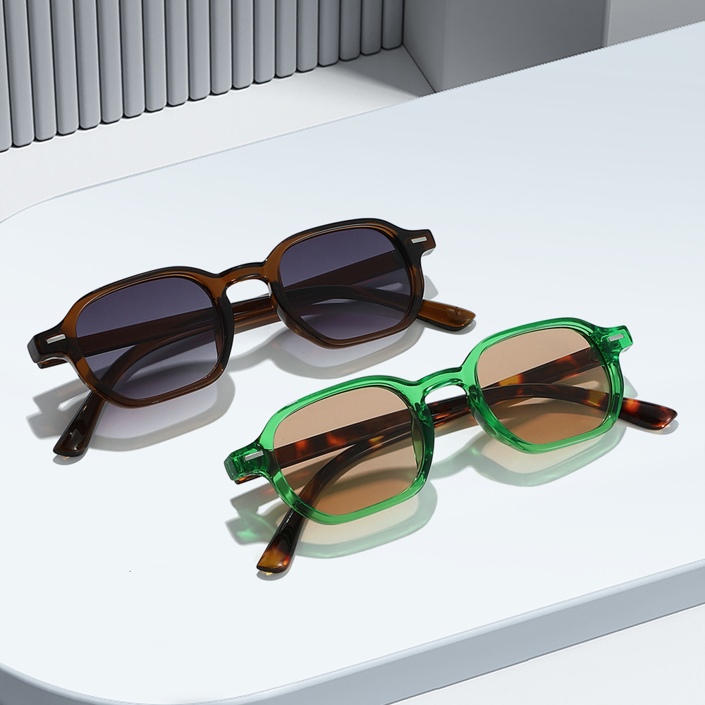 New fashion sunglasses for men and women, driving retro trendy eyeglass frames, high-end sunglasses, sun protection