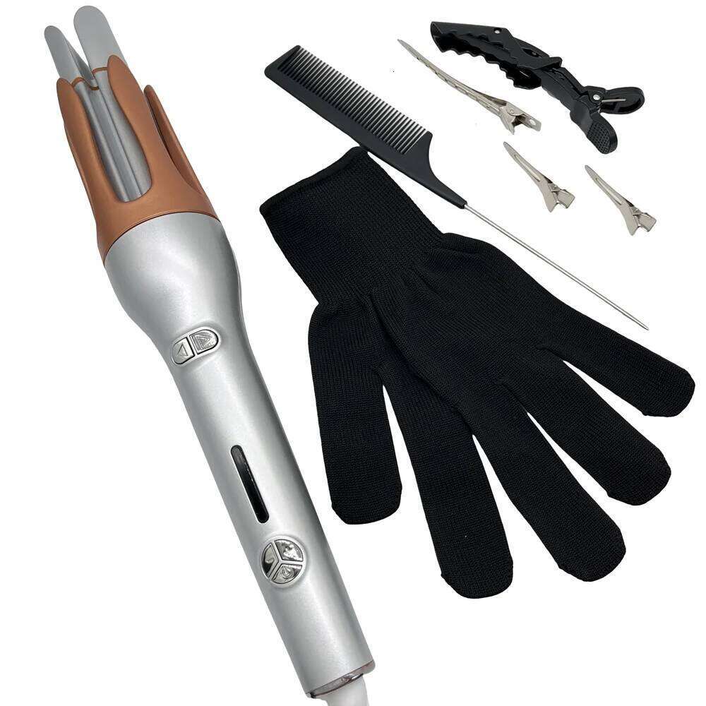 3 grades LCD display 32mm Silver Automatic Iron Large Curling Female Hair Styling Big Wave Salon Accessories Tool 26Y0306