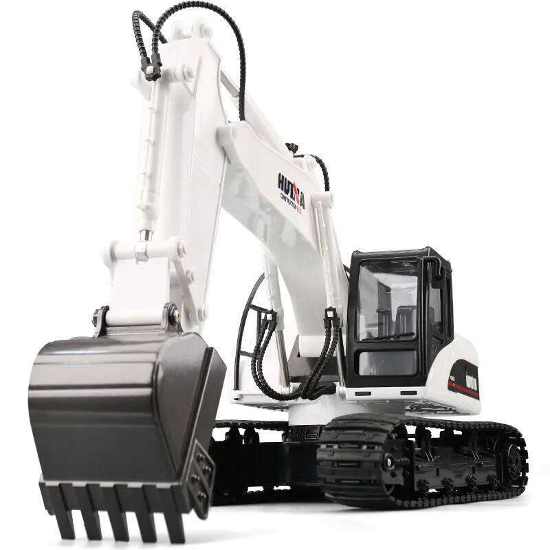 Huina 550 535 Rc Excavator 1/14 15Ch Remote Control Cars Trucks Alloy Construction Engineering Vehicle Electric Toys for Boys C260305