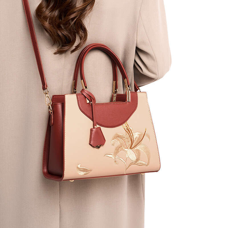 Tote Fall Winter Fashionable Women S Handbag Niche High End Style New Chinese Style Embroidered Shoulder Bag Crossbody Tote Bag