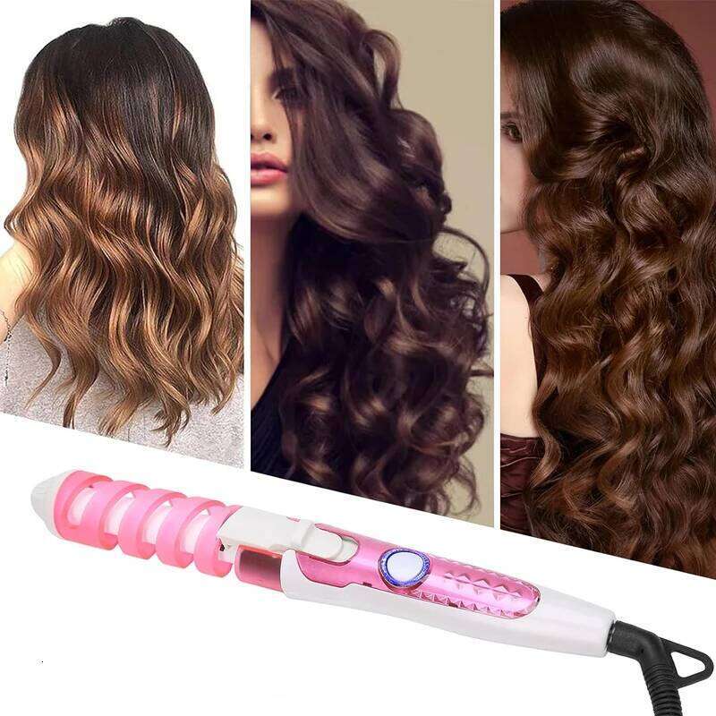 Automatic Spiral Curler Colorful Curls Unifunctional Curling Irons for Domestic Hair Styling Appliances 26Y0306