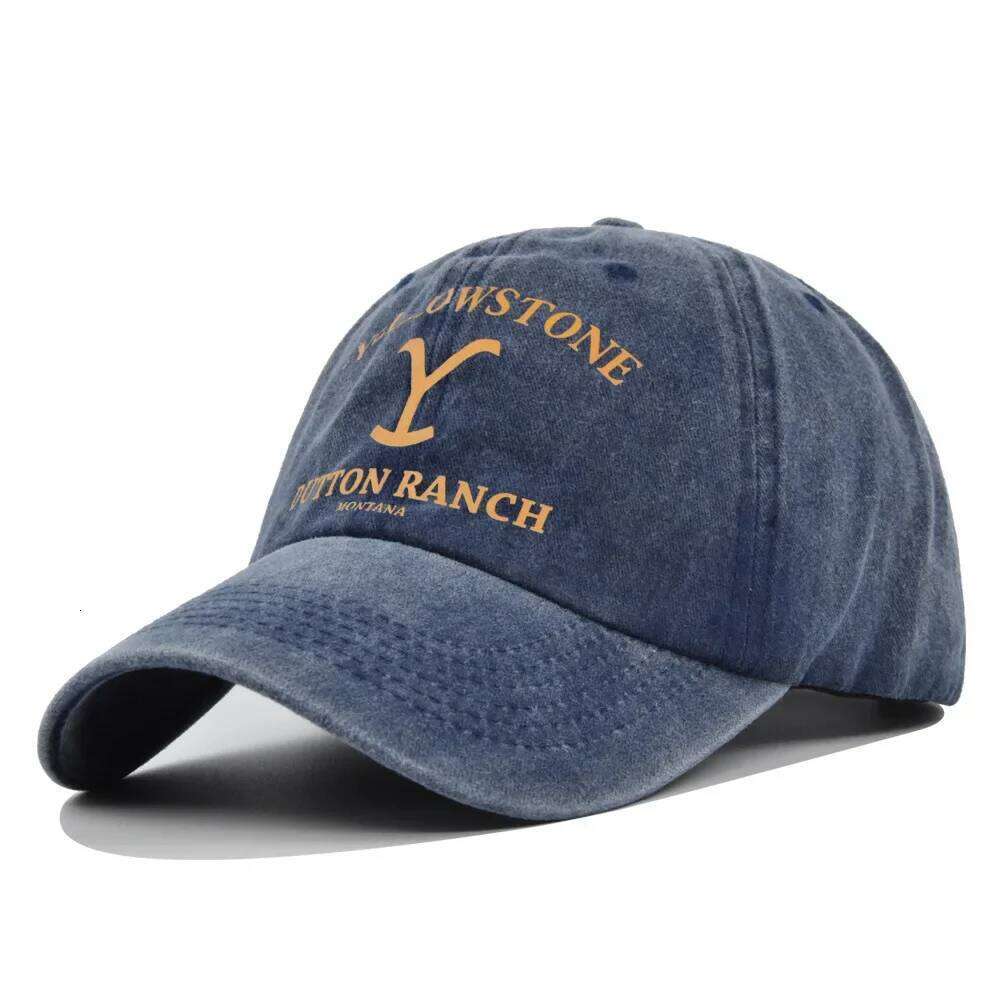 YELLOWSTONE printed retro baseball cap for men and women, daily casual fashion travel equipment Y260304