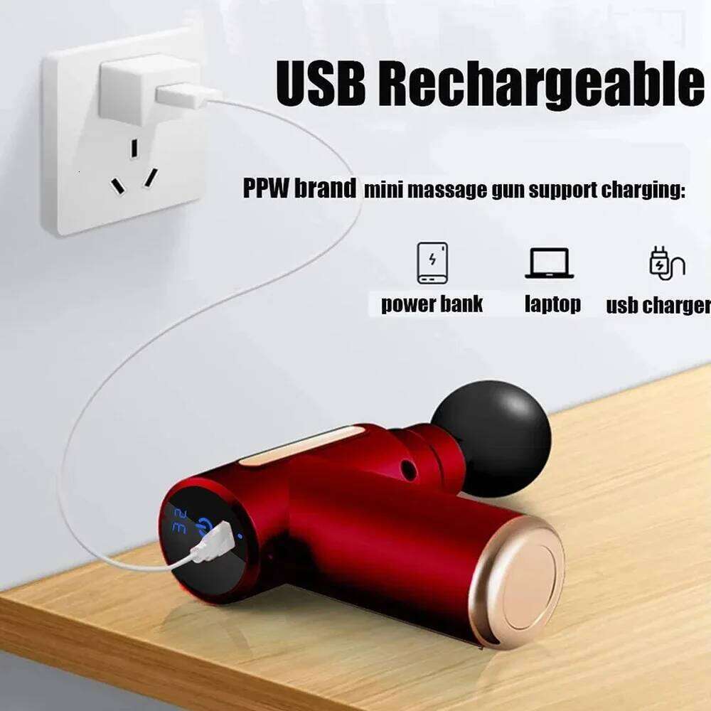 2025Mini Massage Gun Automatic Silent Male Female Toy Sex Masturbation Machine Dildo vibrator Adult Gift W260305