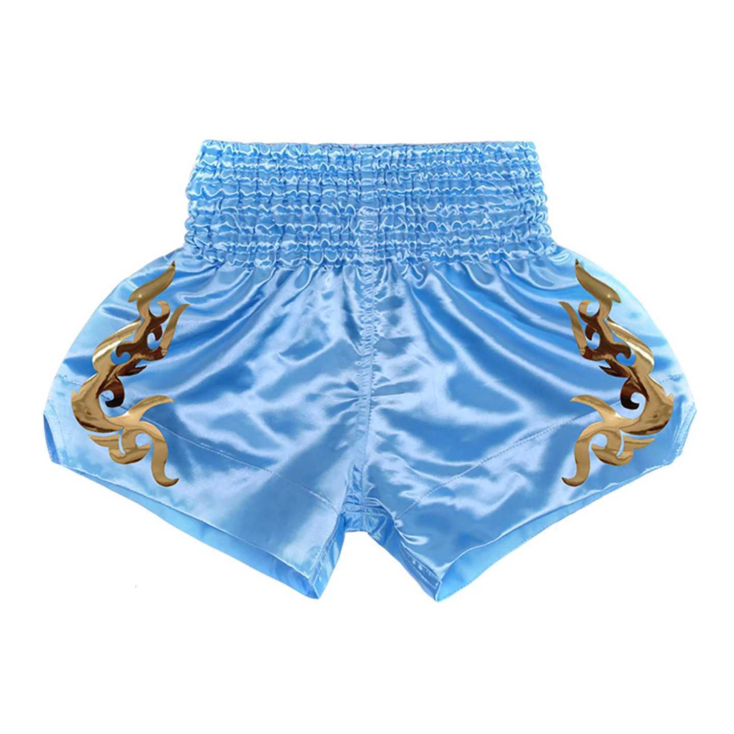 Anotherboxer Muay Thai Shorts Authentic Embroidery Boxing Trunks Adults And Children Free Fighting Sanda Training Half Pants X260306