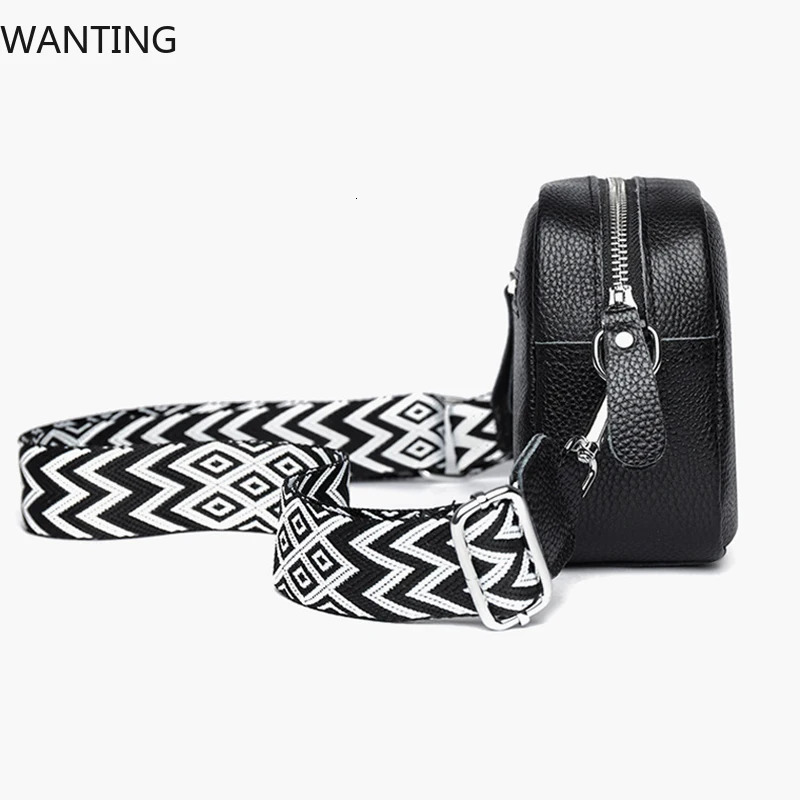 Cowhide Womens Bags 2025 Genuine Leather Women Crossbody Shoulder Female Messenger Handbag 260227