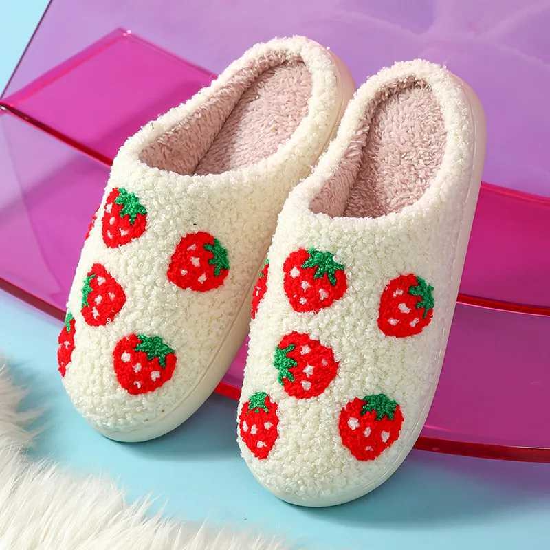Kids Slippers House Shoes Cartoon Winter Shoes For Unisex Warm Anti-slip Home Slipper Soft Bottom White Shoes Size 36-45 S260305