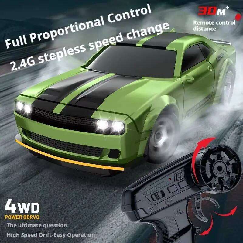 Mini 1:64 4WD Drift 15KM/H High Speed Off-Road Vehicle Desktop Pocket Car Toys RC Racing Boys Gifts C260305