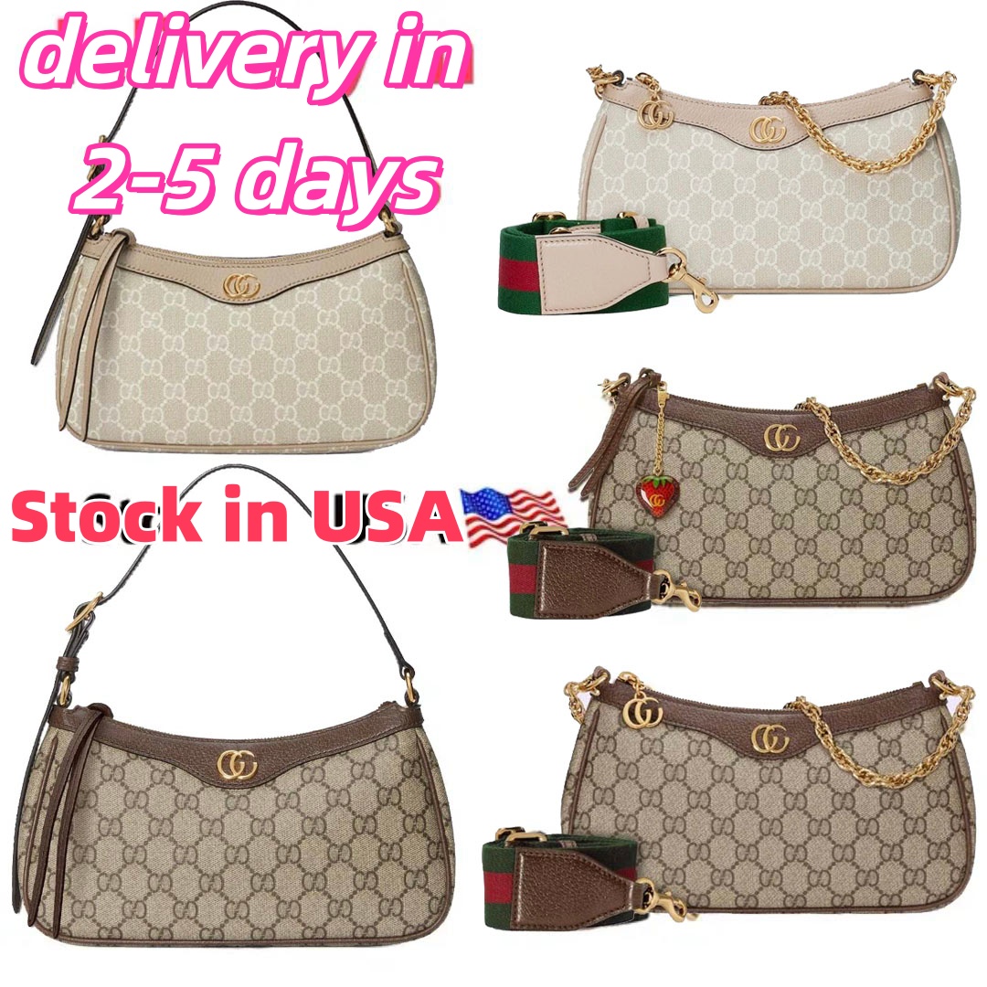 Designer Bag Shoulder Bags Leather Bag Women Classic Handbag Ladies Designer Messenger Underarm Bag Lady Purse Brown Wallet Letter with Leather Bag 10