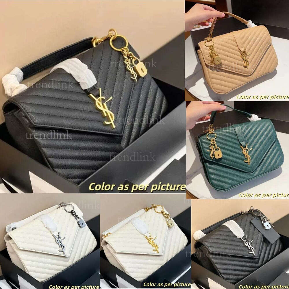 10A genuine leather Designer Shoulder Black Handbag Seam Versatile Classic Leather Chain Crossarm Bill of Lading Luxury Medium Lady Sandwich Zipper Bag