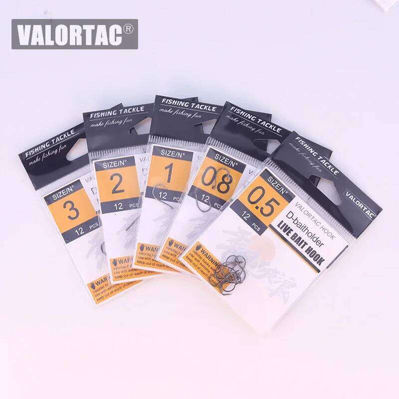12pcs /Lots beak baitholder Hook With Double Baitholder Barbs great bait Fishing fishhooks for livebait fishing Y260305