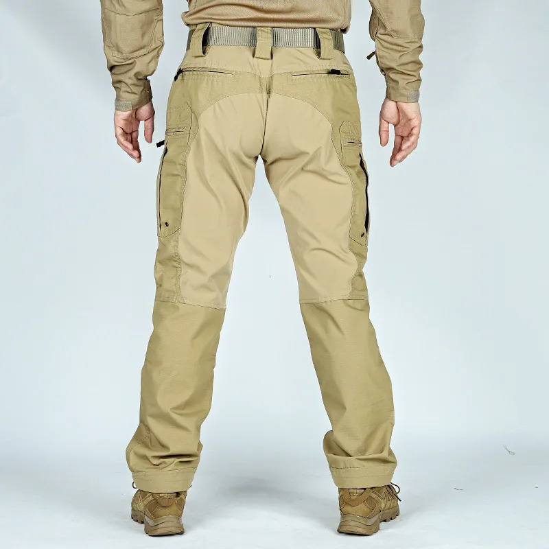 Military Tactical Pants Mens Cargo Trousers Casual Outdoor Waterproof Pants Multi-pocket Wear-resistant Breathable Workwear 260304