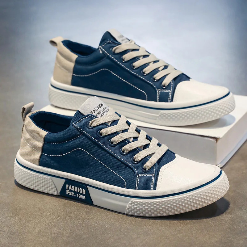 2026 Summer Mens Breathable Versatile Skateboarding Shoes Mens Soft Bottom Casual Sports Trend Fashion Canvas Shoes 48size 260305