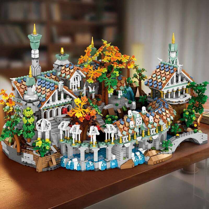 Movie Rivendell Medieval Castle Sets,City Modular Building Assembly Brick Blocks Model Kit,Toys Gifts Kid Adult 4406PCS Z260306