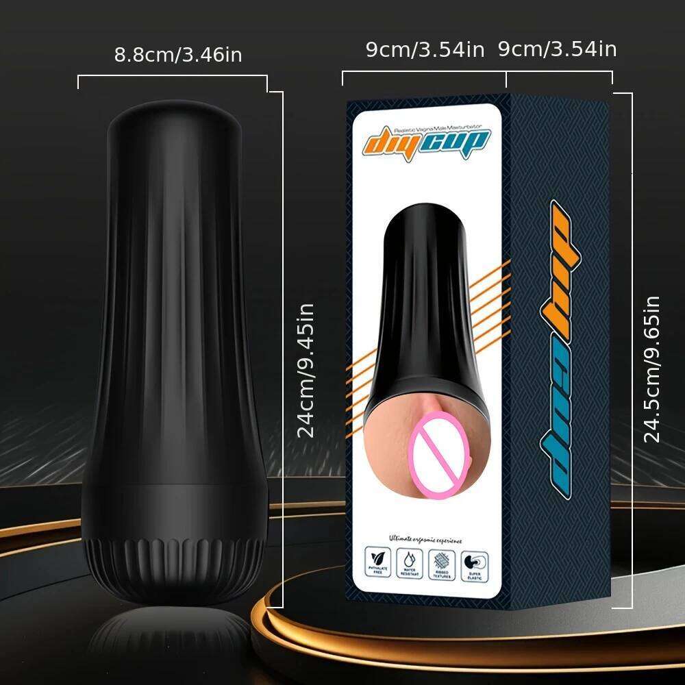 Male Manual Masturbator Heavy Mens Masturbation Cup Simulates Vagina TPE Pocket Pussy Penis Trainer Adult Sex Toy For Men W260305