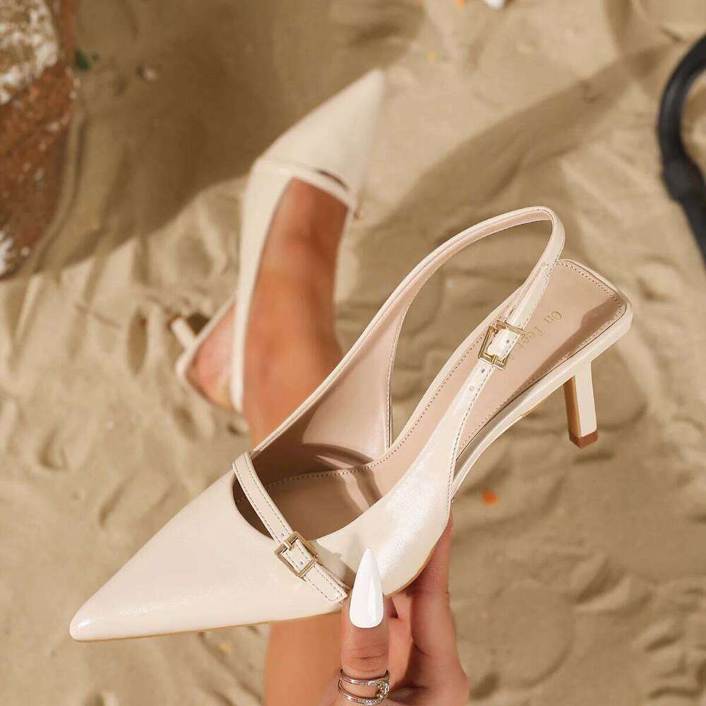 Sexy Pointed-Toe Women's Comfortable Fashion Sandals, Minimalist Versatile Stiletto Heels