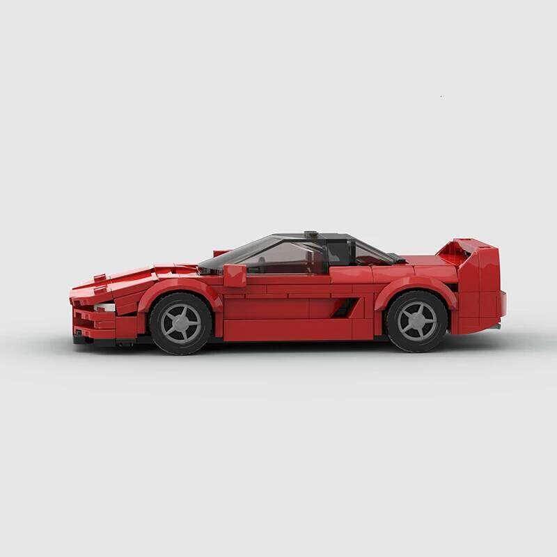 NSX NA 1 MOC City Car Vehicle Racer Building Blocks Brick Racing Model World Famous Supercar Sets Kids Toys Gift Z260306