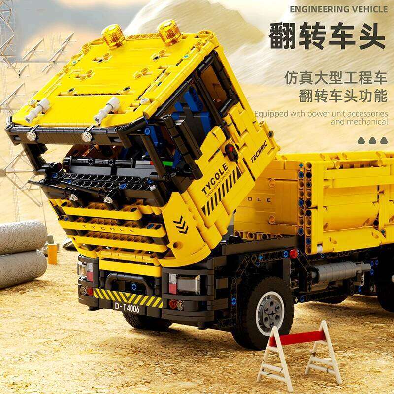 RC Building Blocks Bulldozer Earthmoving Vehicle City Engineering Car Model Technology Bricks Kids Toys Gift Z260305