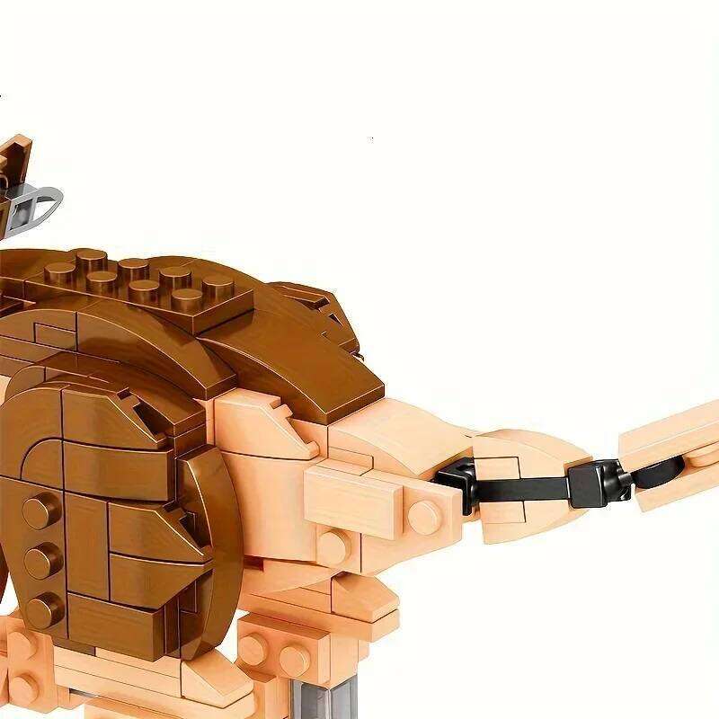 387PCS Dinosaur Building Block Diy Triceratops Model Assembly Bricks Desktop Decoration Educational Toys For Kids Holiday Gifts Z260305