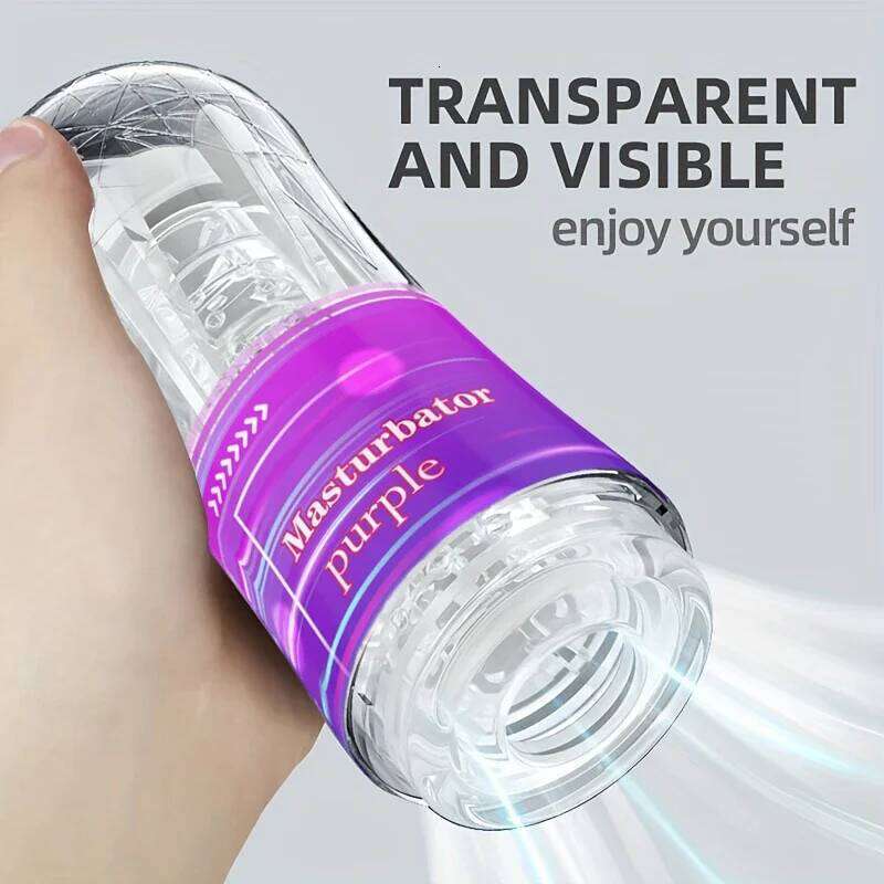 Male Masturbator Air Sucking Penis Hole Channel Vagina Massage Delay Training Vacuum Soft Pocket Cup Adults Sex Toys For Men W260305