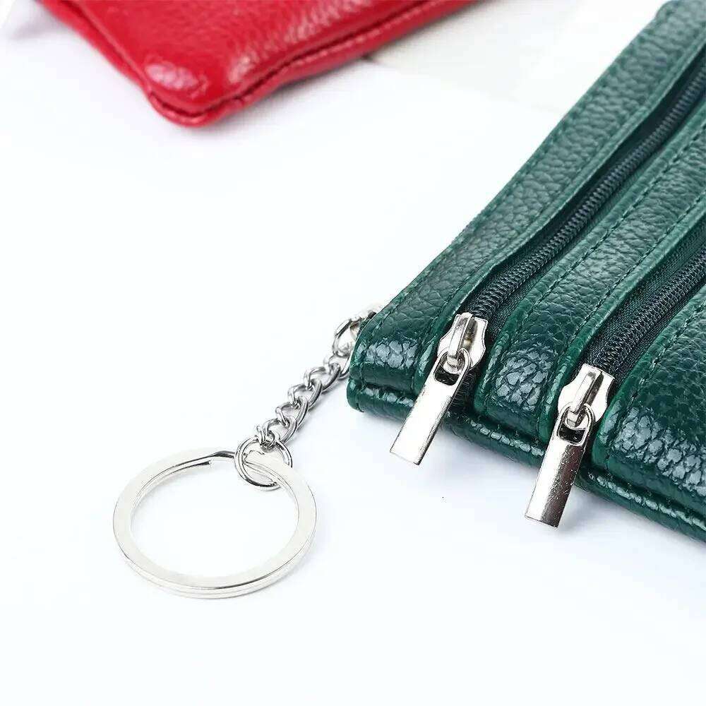 Fashion Leather Coin Purse Women Small Wallet Change Purses Mini Zipper Money Bags Children's Pocket Wallets Key Holder C260304