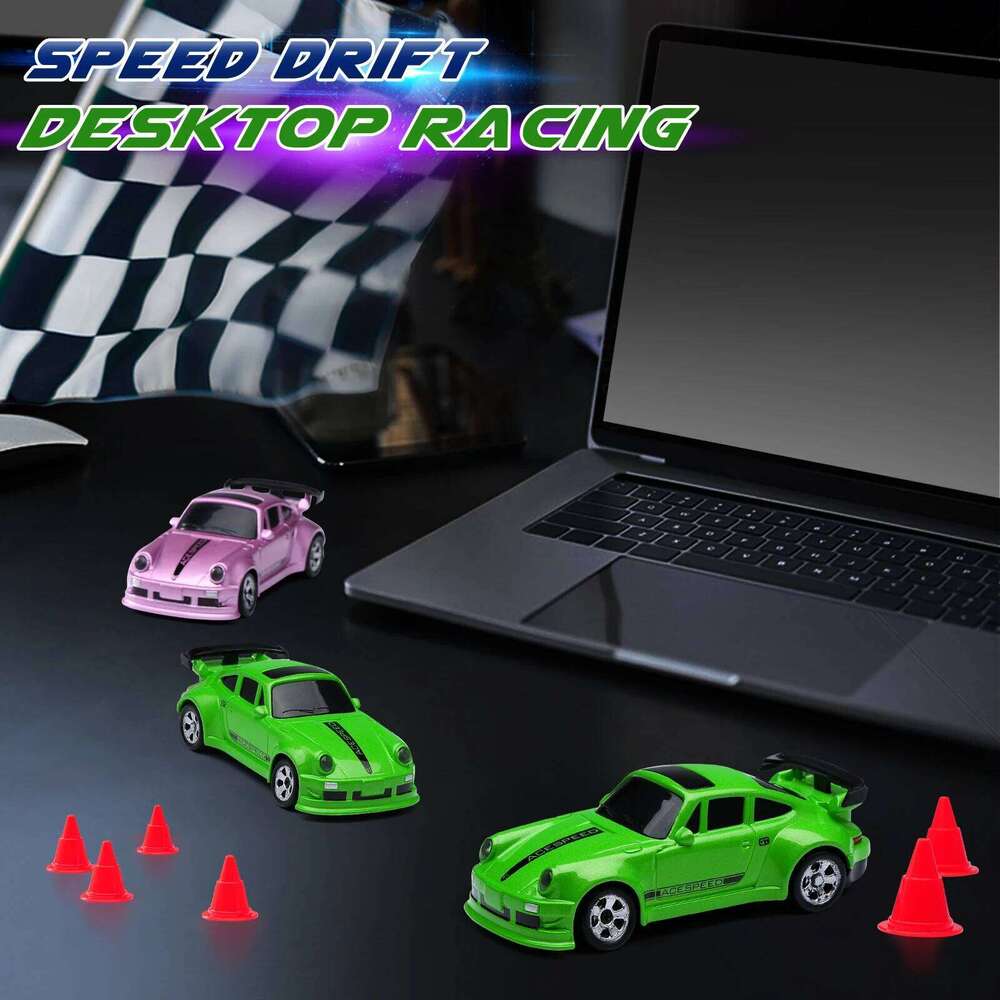 Kf20 1:64 Drift Rc Car Four-wheel remote-controlled racing car Full proportions Desk Competition Toy Boys Ideal gifts. C260305