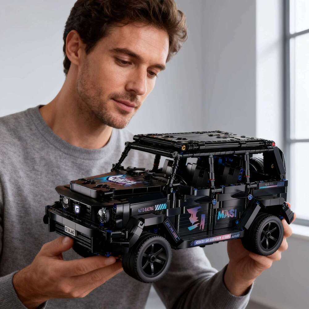 Building 1:14 RC car, building block toy birthday gift, sports car model, children's DIY gift Z260305