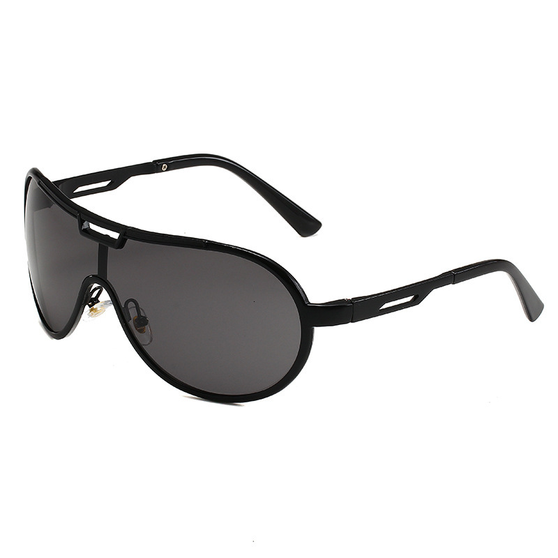 2026 New Designer Luxury Brand Large Frame Toad Glasses European And American Retro Fashion Women's Sunglasses Outdoor Windproof Sunglasses Whole