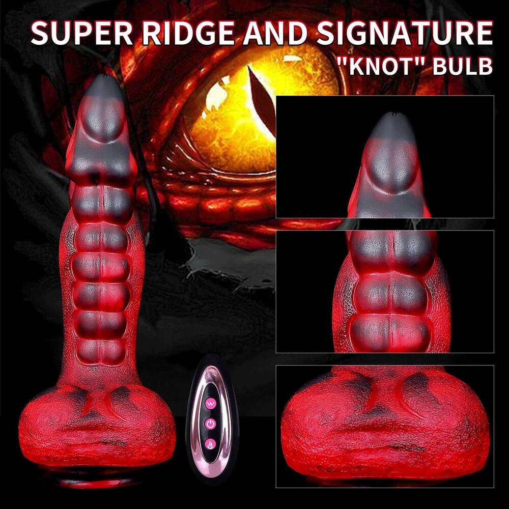 Dragon Thrusting Dildo Vibrator Suction Cup Realistic Big Penis Anal Plug Adult Supplies Gay Lesbian Sex Toys For Women Men 18+ W260305