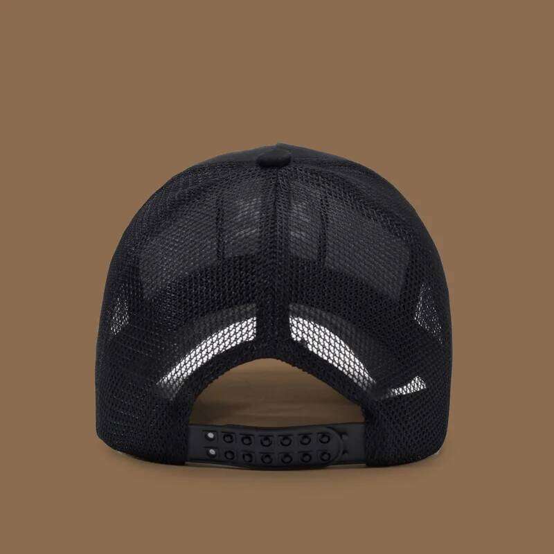 Men's smiling face embroidered baseball cap, fashionable truck driver hat, outdoor adjustable sun protection casual hat suitable Y260304