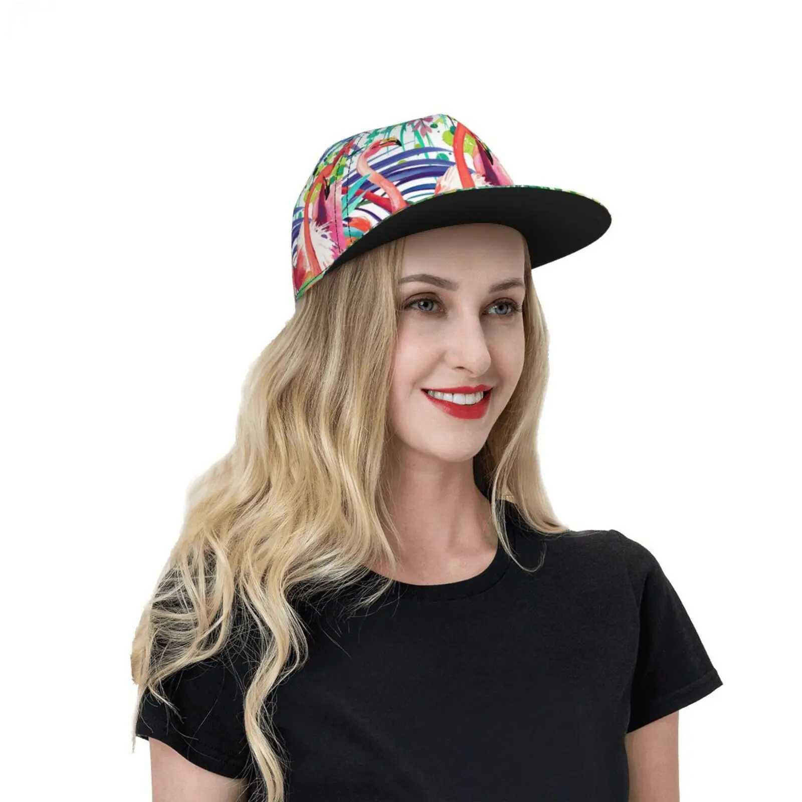 Flame Bird Printed Flat Brimmed Hat Street Skateboarding Hip Hop Hat Outdoor Leisure Sunshade Baseball Hat Universal S260306