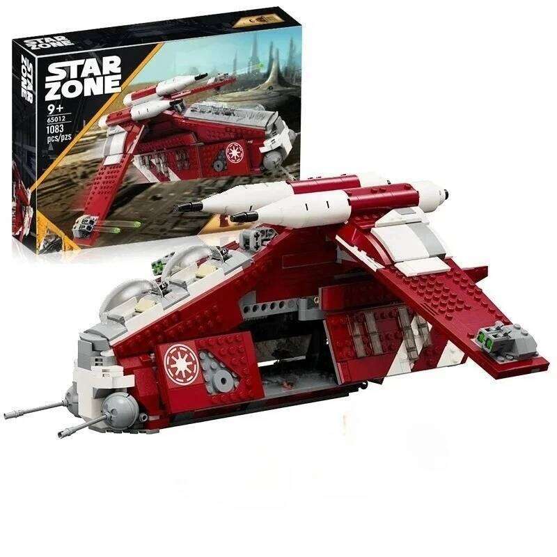 1083PCS Coruscant Guard Gunship Spaceship Building Blocks With 5 Figures Starfighter Assemble Bricks Toys Children Adult Gift Z260305