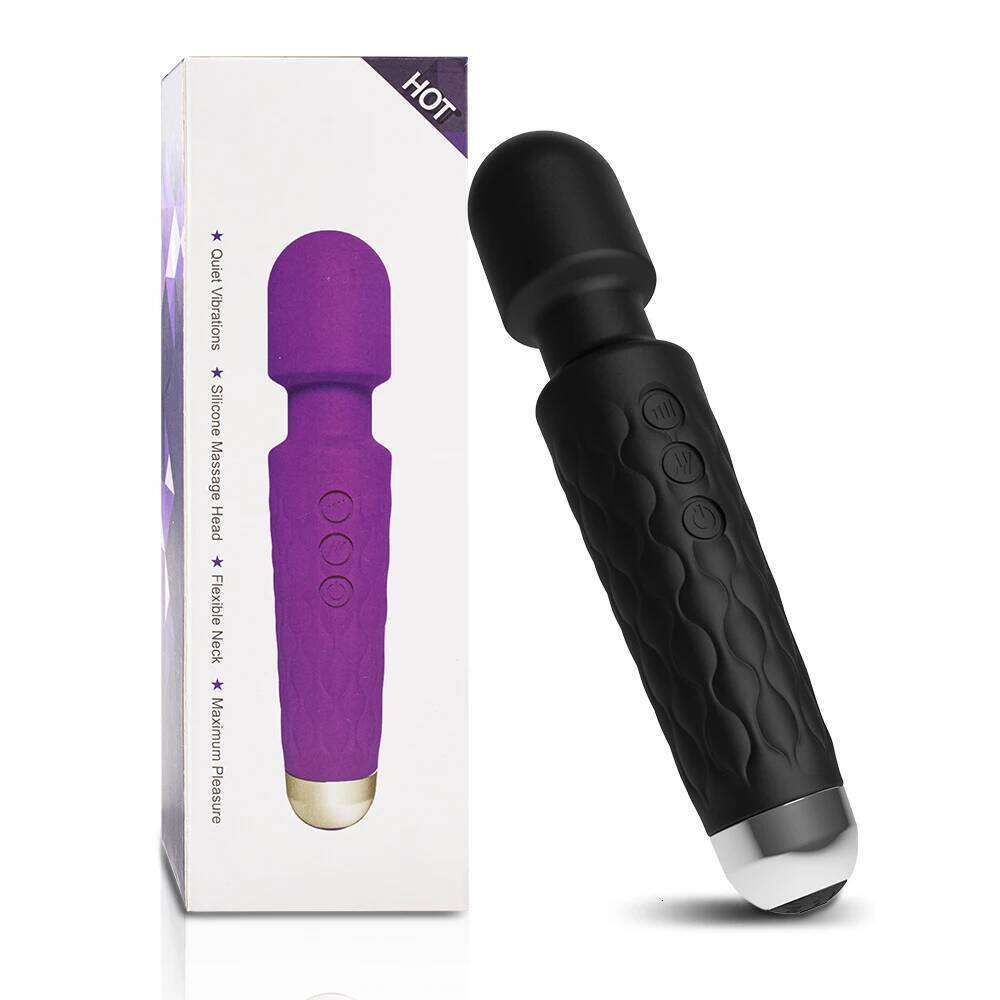 Powerful Vibrating AV Vibrator Magic Wand Clitoris Stimulator Toys for Women G Spot Massager Adult Female Sex Erotic Product W260305