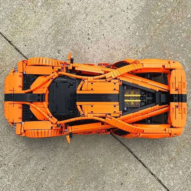 MOC Technical GT Sport MOC-10792 Super Racing Car Remote Control Power Model Building Blocks Bricks Toys Boys Birthday Gifts Z260305