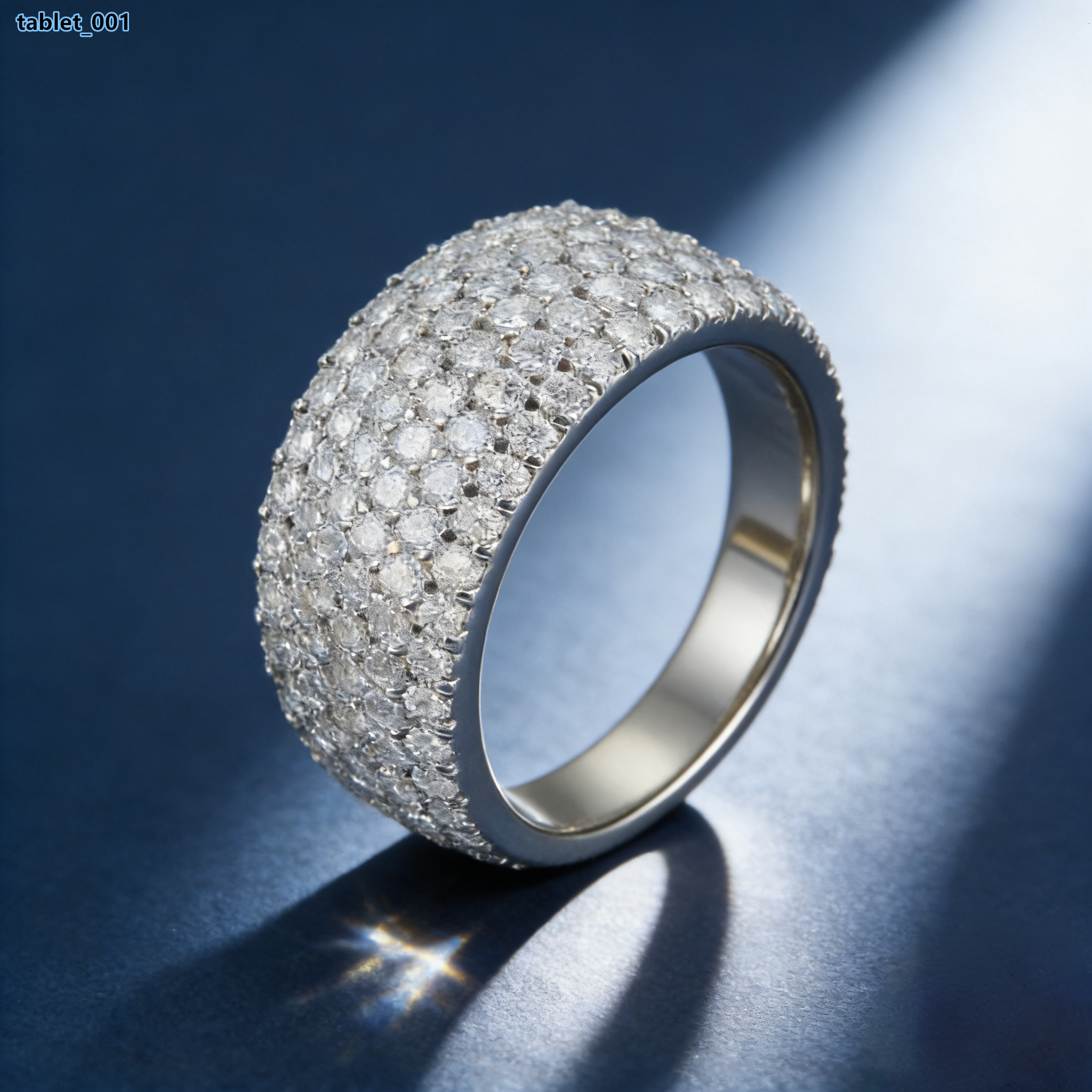 Wholesale Price Hip Hop Eternity Rings S925 Silver Iced Out Moissanite Diamond Ring for Men
