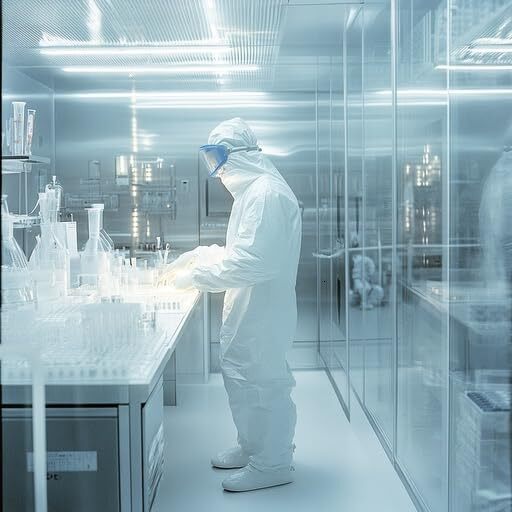 25 Pack Hazmat Heavy Duty Full Body Disposable Paint Suits, Coveralls with Hood, Elastic Wrists